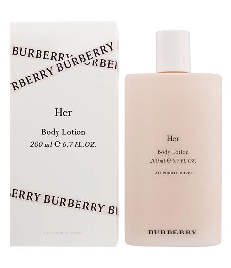 her body lotion burberry|burberry her body lotion 75ml.